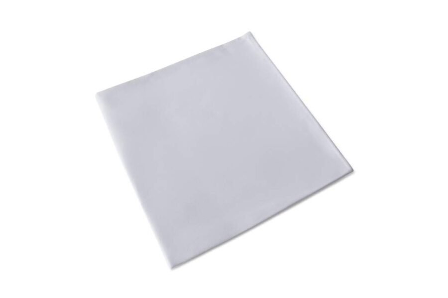 Plain Damask White Dinner Napkin (4 Pcs) - Image 2