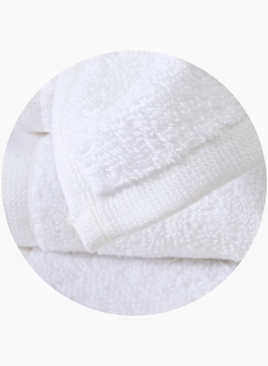 Trident Hotel Premium White Hand Towel - Image 3