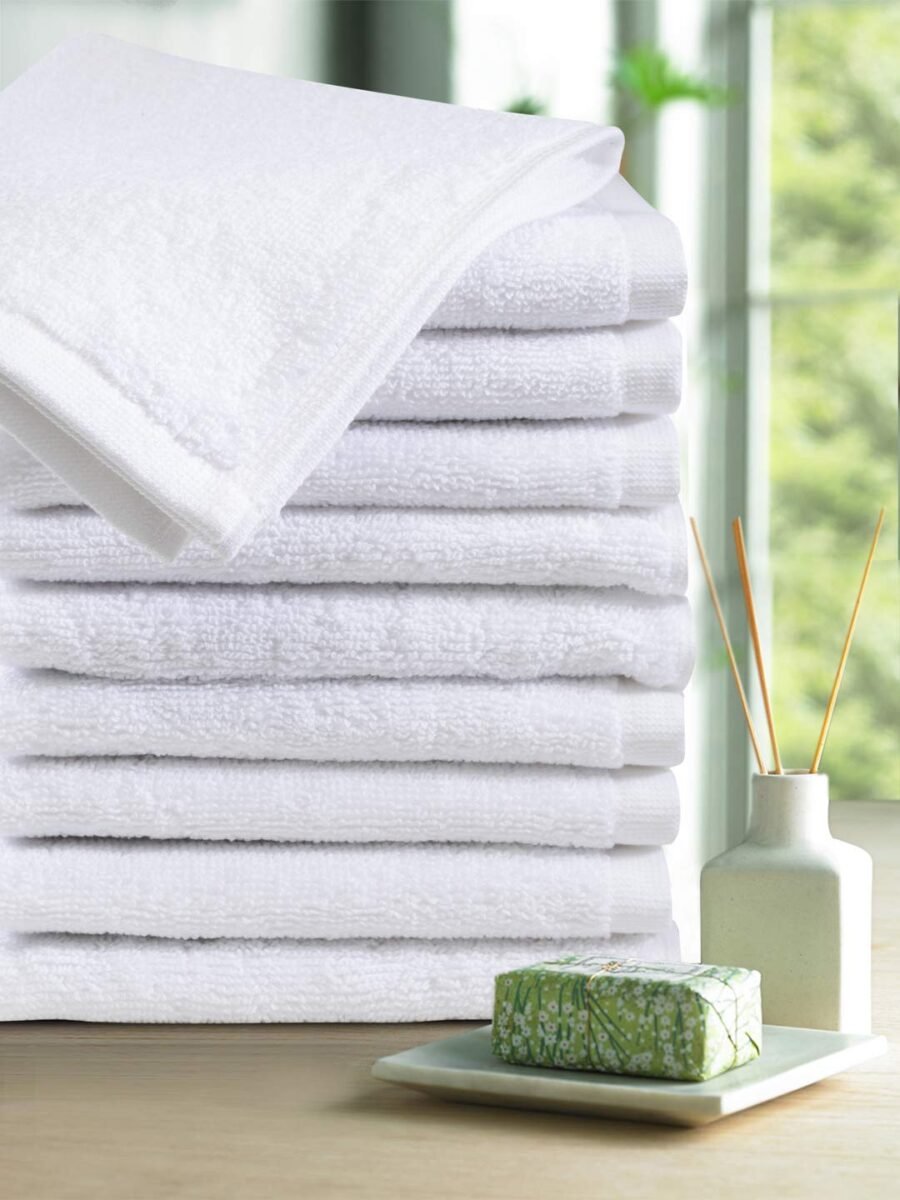 Trident Hotel White Towel Set 4 Pcs - Image 4