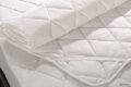 Quilted & Dustproof Mattress Protector Queen Size White (60" X 78") - Image 4
