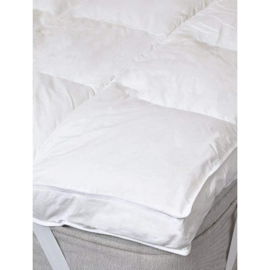 Microfiber Mattress Padding/Topper White (36" X 72" / 3 X 6 Feet) - Image 5