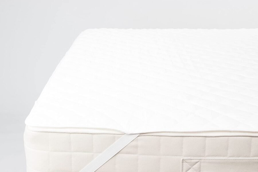 Quilted & Dustproof Mattress Protector Queen Size White (60" X 78") - Image 6