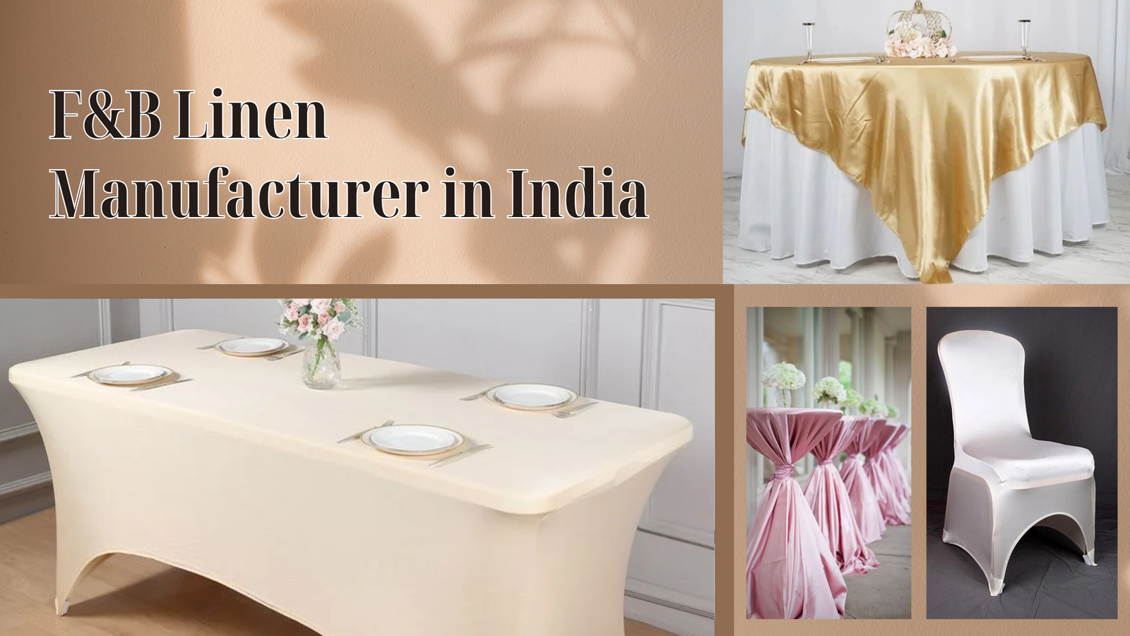 F&B Linen Manufacturer in India
