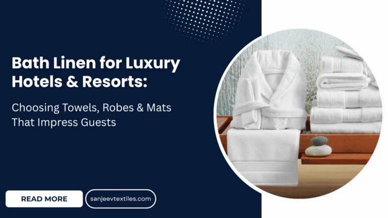 Bath linen for luxury hotels
