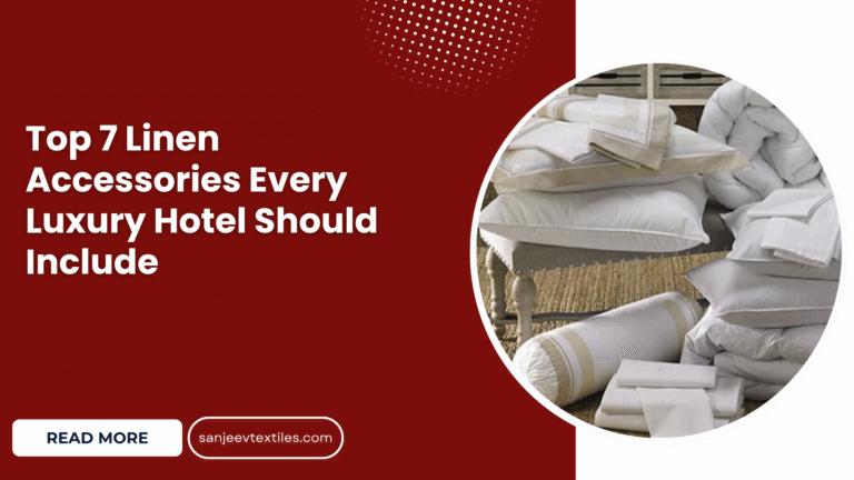 Luxury hotel linen accessories