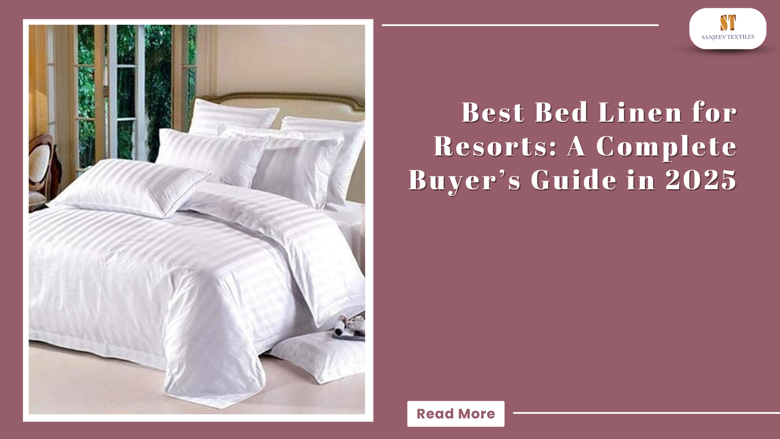 Best bed linen for resorts