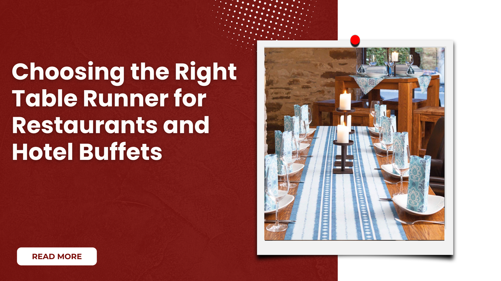 Table Runner for Restaurants