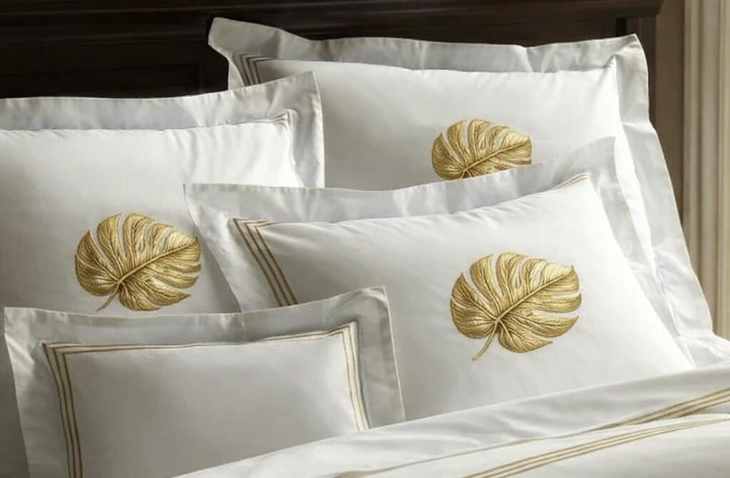 Where Golden Detail Meets Timeless Comfort 