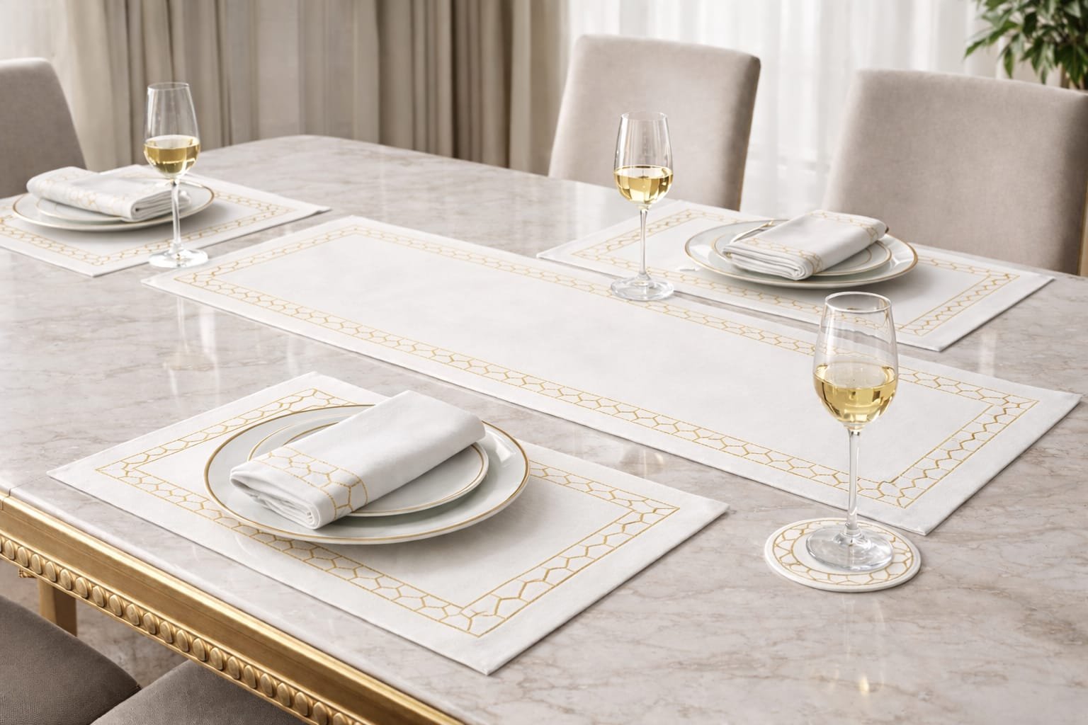 An Expression of Golden Eleganc