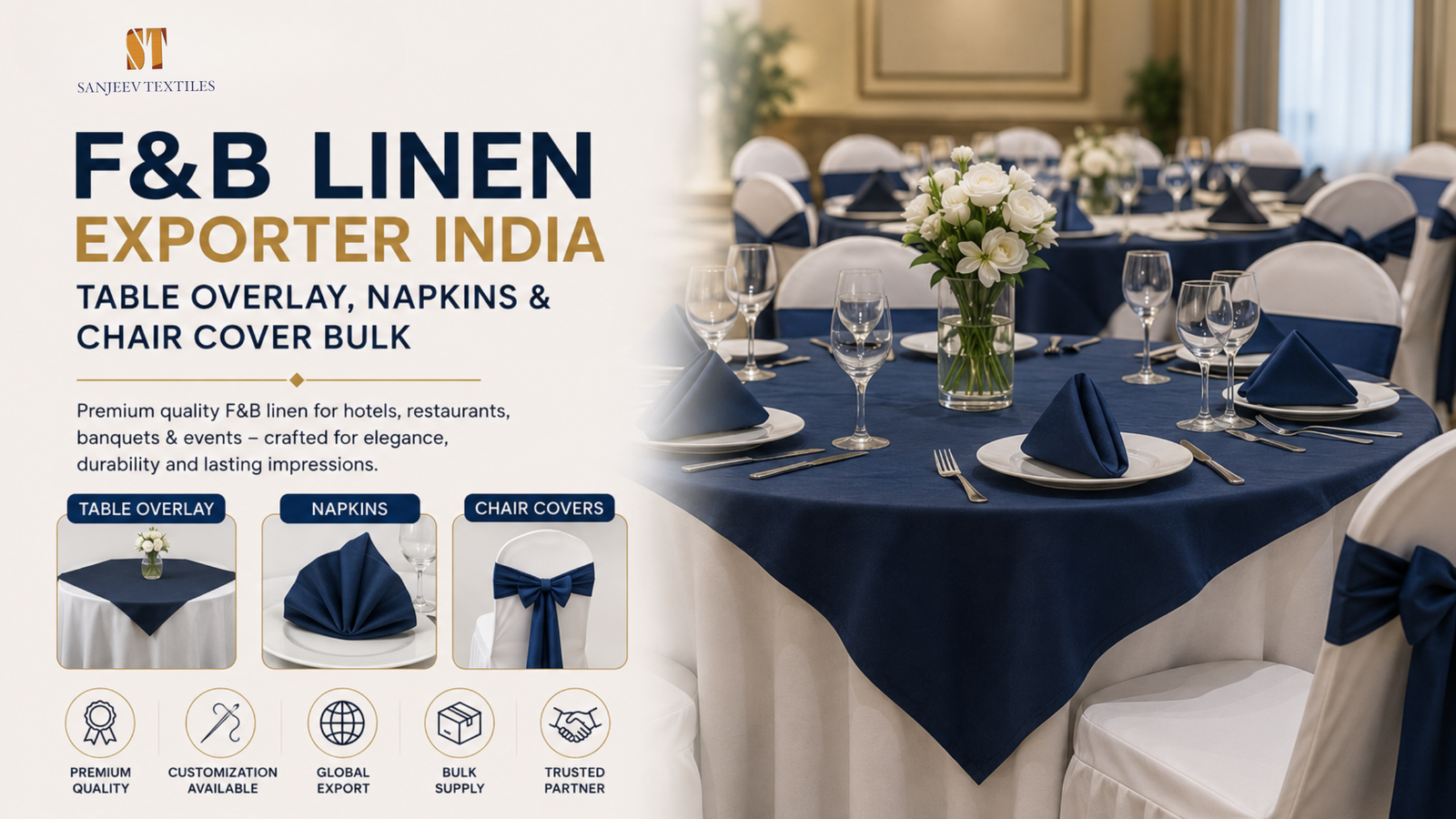 F&B Linen Exporter India