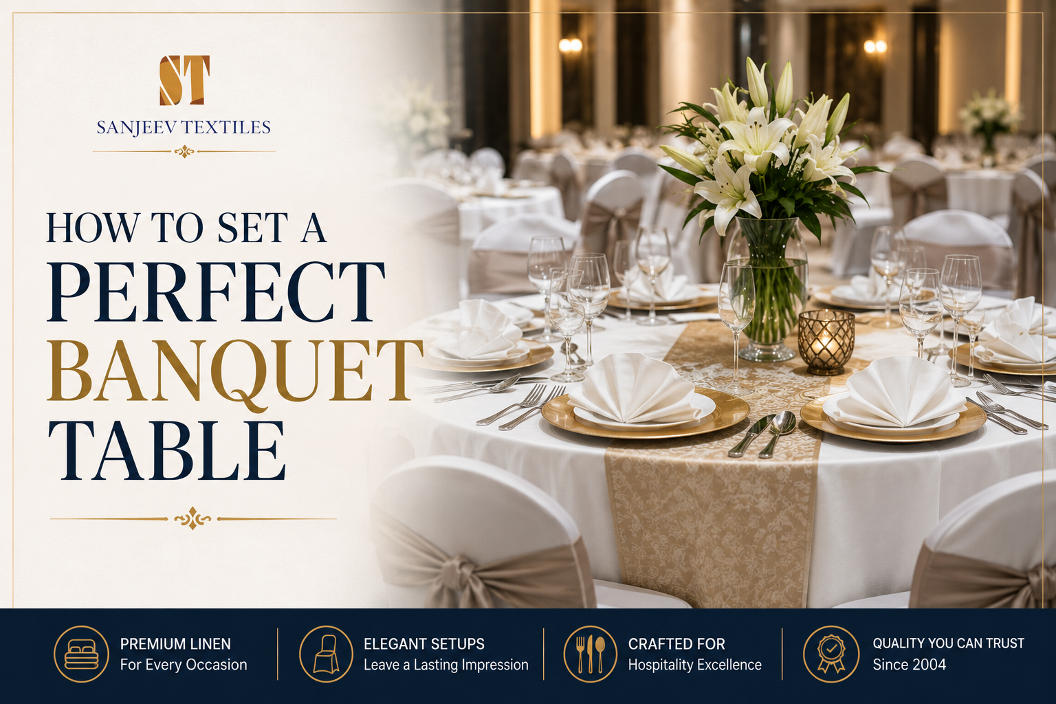 Banquet Taable Linen Guide
