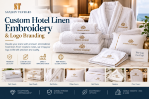 Custom Hotel Linen Embroidery