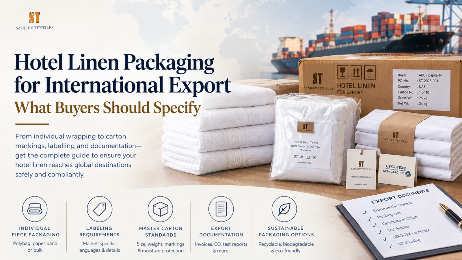 Hotel Linen Packaging