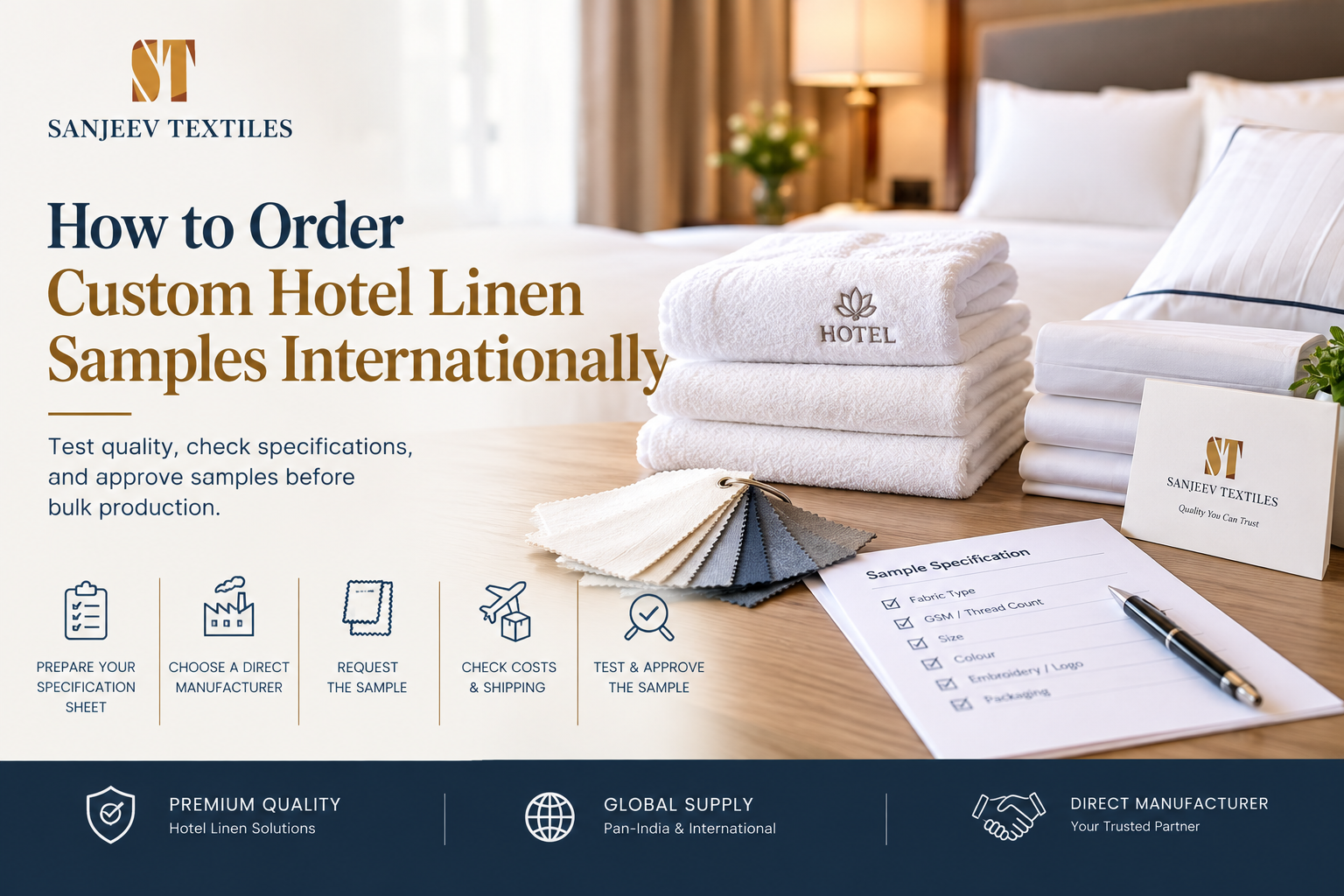 How to Order Custom Hotel Linen